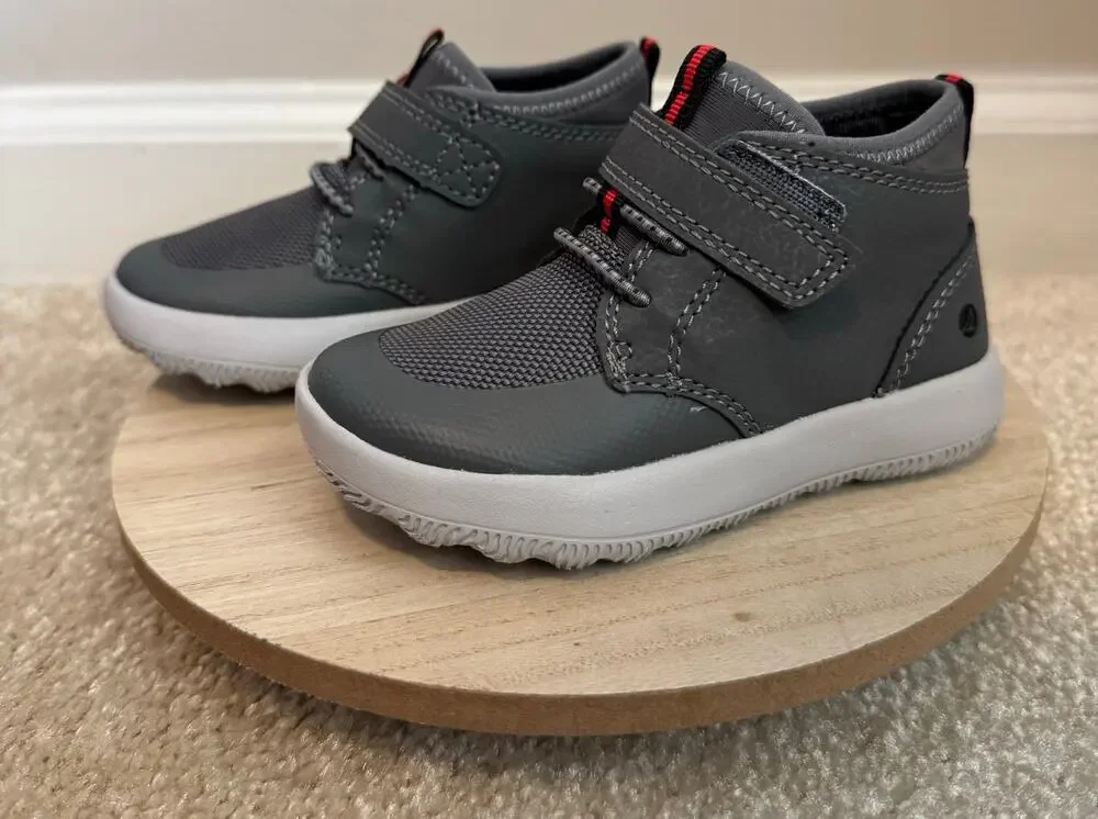 Sperry Coastal Break Grey Chukka Toddler Shoes sz 6